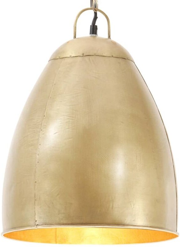 Hängelampe Industriestil 25 W Messing Rund 32 cm E27 vidaXL