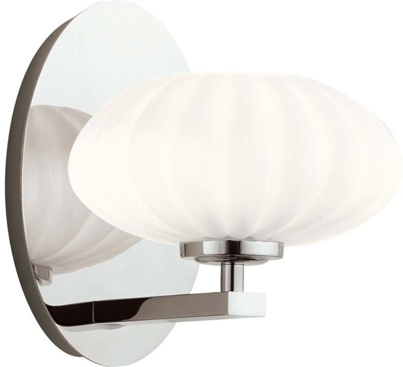 Thumbnail - Wandleuchte Badezimmerleuchte led Wandlampe Chrom Stahl Glas Dimmbar IP44