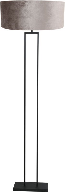 Steinhauer - stehlampe - Stang - schwarz - metall veloursstoff -