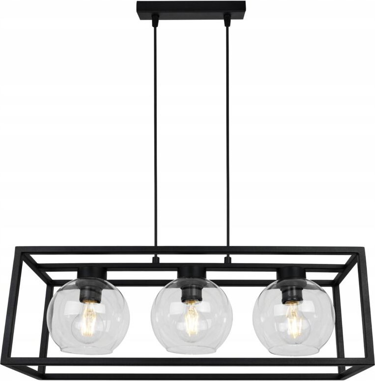 Hängelampe Käfig elegante Glaskugel