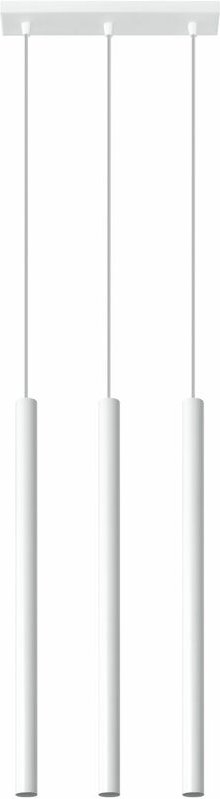 Thumbnail - Pendelleuchte 3-flammig G9 Weiß Metall Wohnzimmer Hängeleuchte