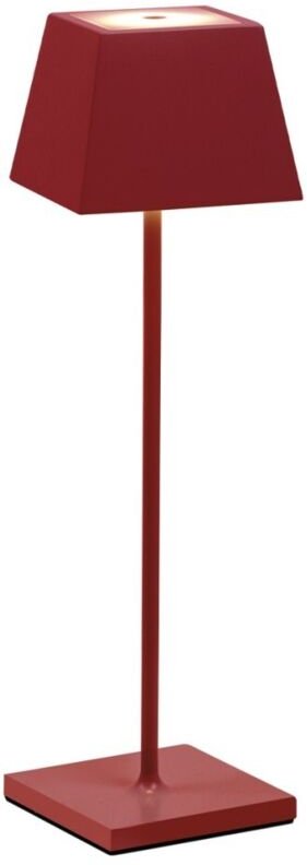 Rossini Illuminazione - Tragbare und wiederaufladbare IP54 rote Siesta LED-Tischleuchte