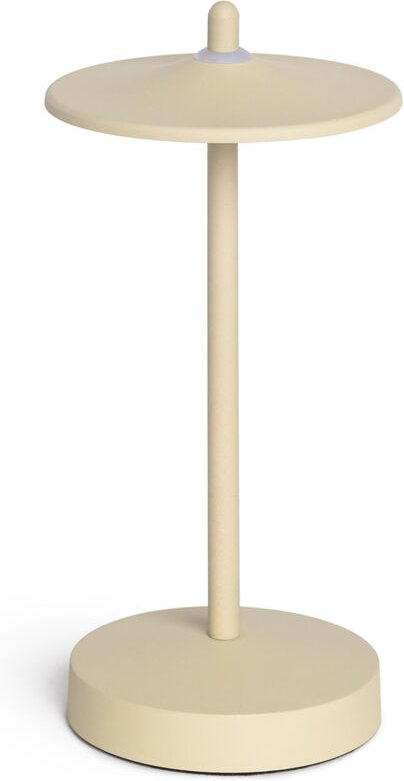 LED Tischlampe Tragbar mit wiederaufladbarem USB-Akku Milevani Beige