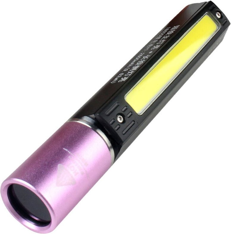 365 nm UV-Taschenlampe mit 3 LEDs, 2-in-1 wiederaufladbare taktische LED-Taschenlampe zur Erkennung von Tierurin, Harzau...