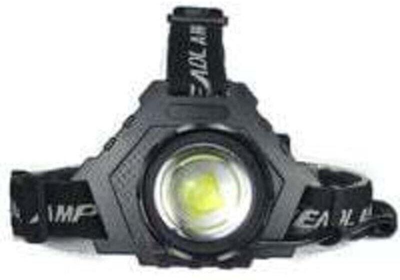 Wiederaufladbare LED-Stirnlampe, 90.000 Lumen, superhell mit 5 Leuchtmodi, wasserdicht (IPX7), USB-aufladbar, 90° verste...