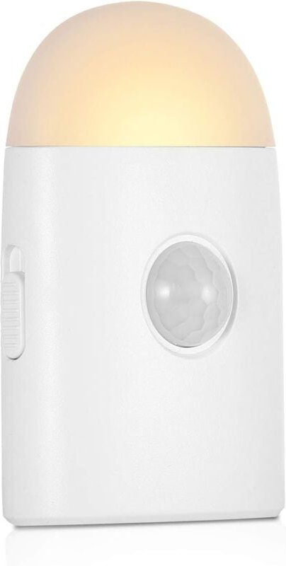 Memkey - LED-Nachtlicht mit Bewegungssensor, (1 Stück) wiederaufladbare USB-Nachtlampe, Lichtsensor-Nachtlicht, Schrankl...