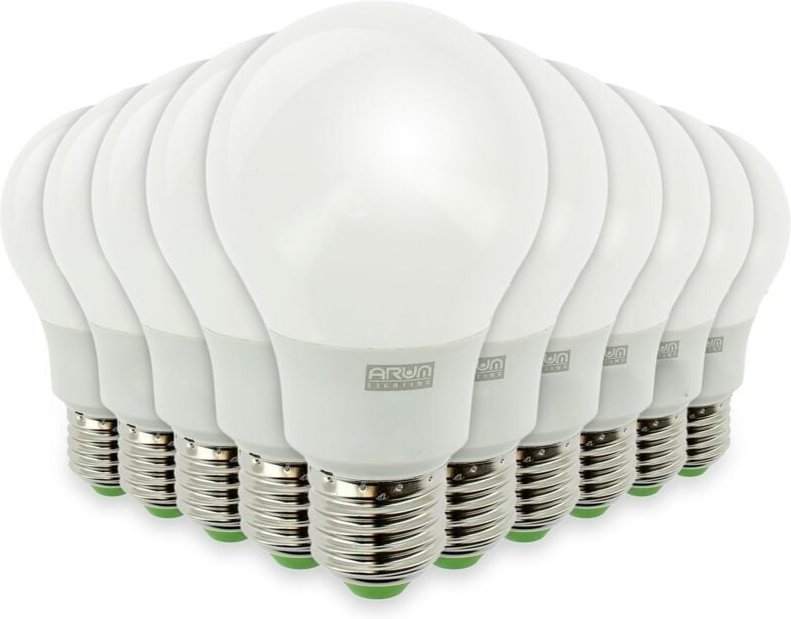 Set mit 10 LED-Lampen E27 11 w Eq 75 w 1055 Lumen Farbtemperatur: 4000K neutralweiß