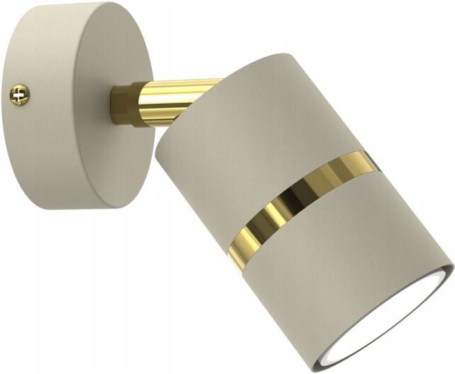 Verstellbare Wandleuchte Gu10 beige gold modern Tube
