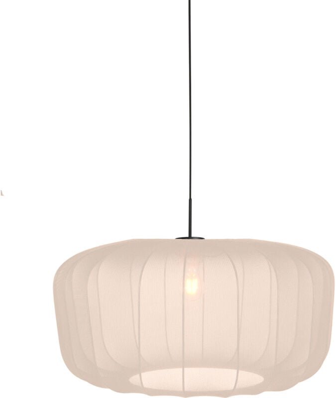 Mexlite - hängeleuchte - HaloSwap - crème - textil - E27 - 4547ZW