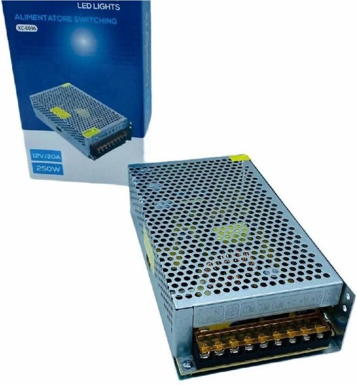 Trade Shop Traesio - Trade Shop - stabilisiertes stromversorgungs-schalttransformator 10A 24V 240W 220V -