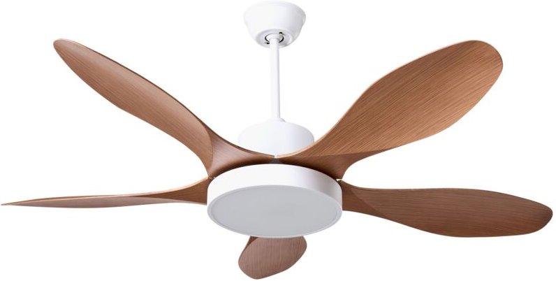 Deckenventilator mit Licht BARBET mit Fernbedienung LED Hellbraun