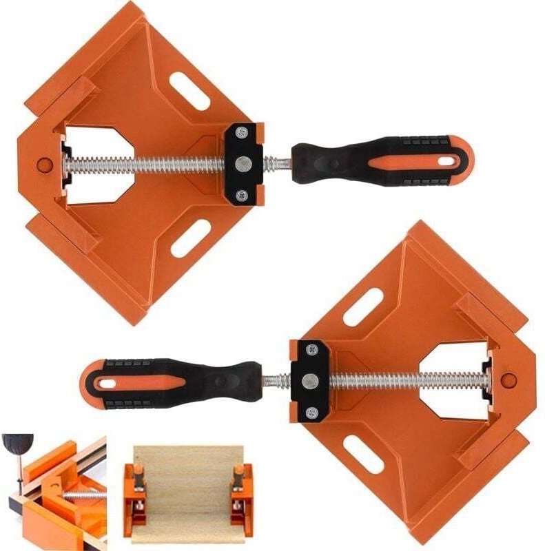 90°-Winkelklemme, verstellbare Winkelschweißklemme, Tischwinkelklemme, Winkelklemme mit Schwenkbacken. Ideal für Schweiß...