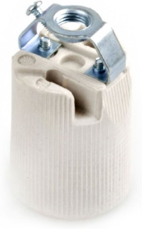 Lampenfassung aus Porzellan, M10, E14, Onlex-Blister