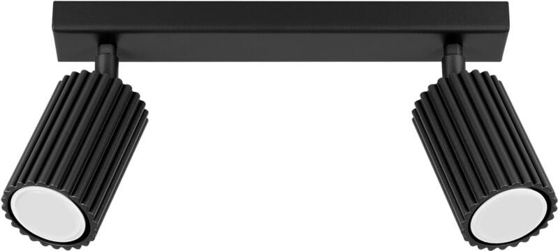 AMBER 2 GU10 Spotlight Black Alu Lumilo 15.207.80