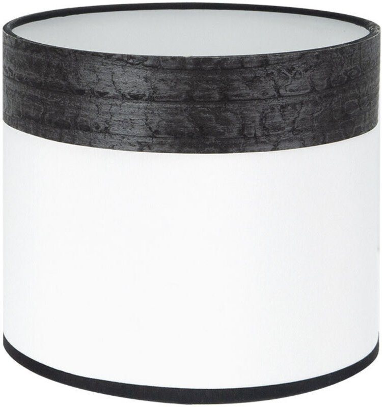 Fabrilamp - Cloe Tischleuchte schwarz/weiß Holz E14 (Ø17 x 17 x 17 x 14 cm), mehrfarbig, Einheitsgröße