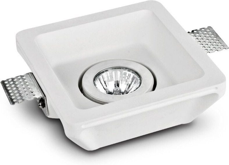 Efectoled - LED-Downlightring für Gips/Gipsplatten Integration Eckig für Glühbirne GU10 / GU5.3 Schnitt 158x158 mm UGR17...