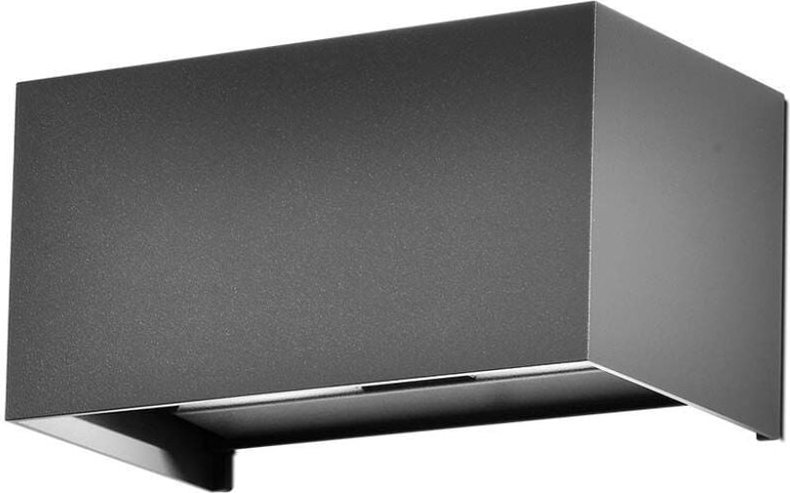 V-tac - led Wandleuchte 24W 110LM/W Doppelstrahl Einstellbar Grau Naturweiß IP65