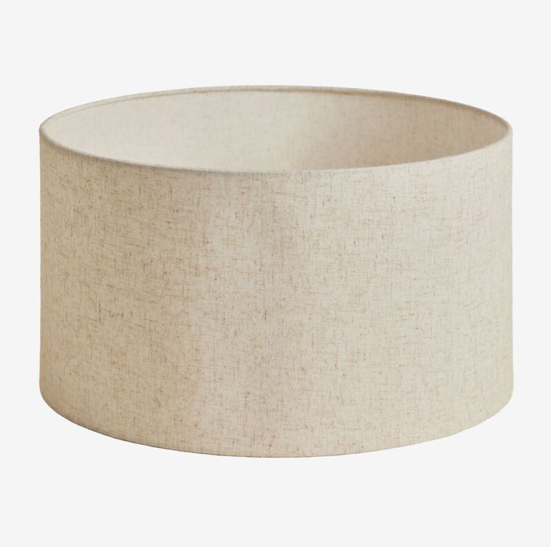 Lampenschirm Ø40 cm aus Leinen und Baumwolle Azoia - Sklum