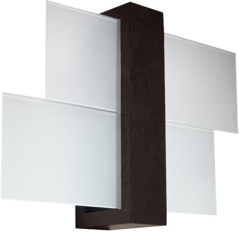 Feniks - 1 Light Flush Wandleuchte Schwarz, E27 - Sollux