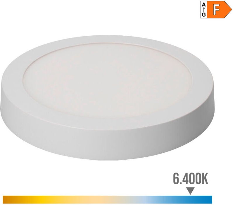 LED-Deckenlampe EDM 20W - 1500lm - 6400K - Weiß - 31594