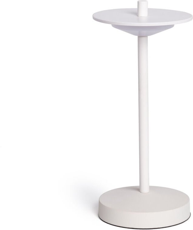 Ledkia - led Tischlampe tragbar mit wiederaufladbarem USB-Akku Estepona Weiß