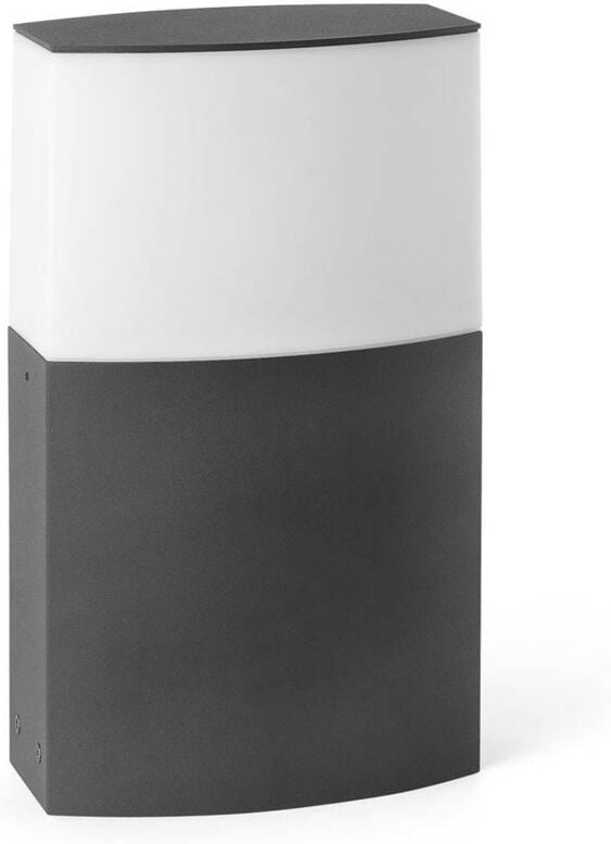 Faro Barcelona - Faro Datna - 1 heller Außenpollensockel hellweiß, dunkelgrau IP44, E27