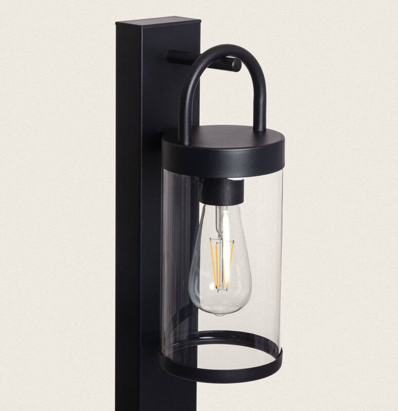 Bodenstehleuchte Außen 100cm Aluminium Benny Schwarz