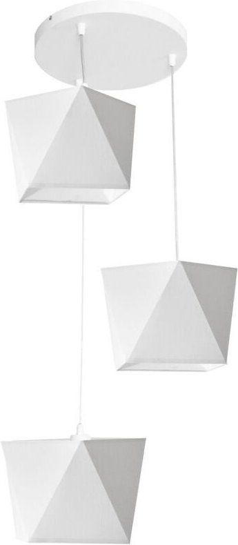 Adamant Cluster Pendelleuchte Weiß 50cm - Helam