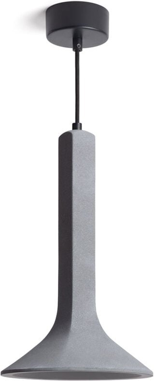 Efectoled - Pendelleuchte Zement Jada Steingrau