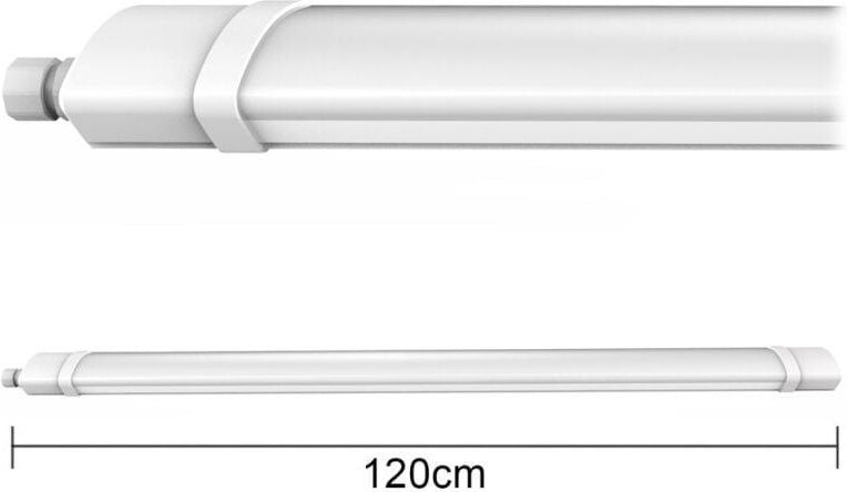 Wasserdichte LED-Deckenleuchte 120 cm 60 W 6000 lm IP65 4000 K