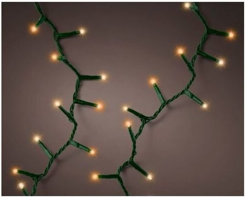 Kaemingk - Weihnachtsbeleuchtung 1000 led warmweiß 2250 cm 8 Funktionen