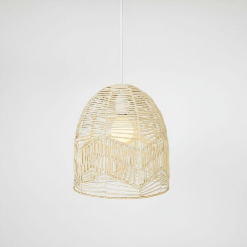 Hängelampe aus Rattan "NORMA" - Ø45cm - E27