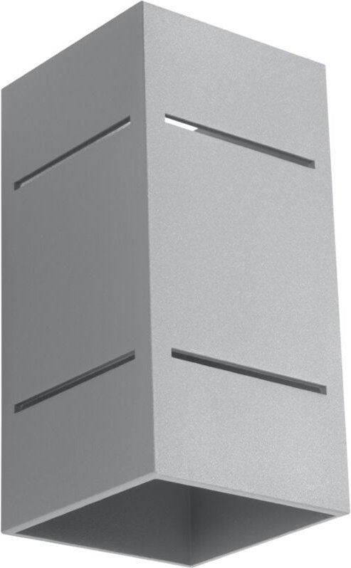 Wandlampe Vezir 1 G9 Grau Alu Lumilo 04.499.79