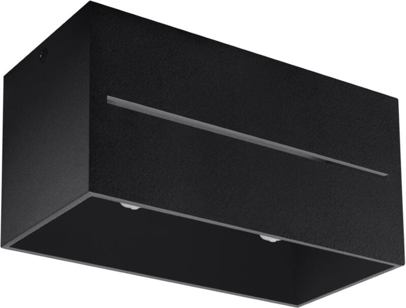 Basalt 2 G9 Deckenfoundation Schwarz Alu Lumilo 03.279.84