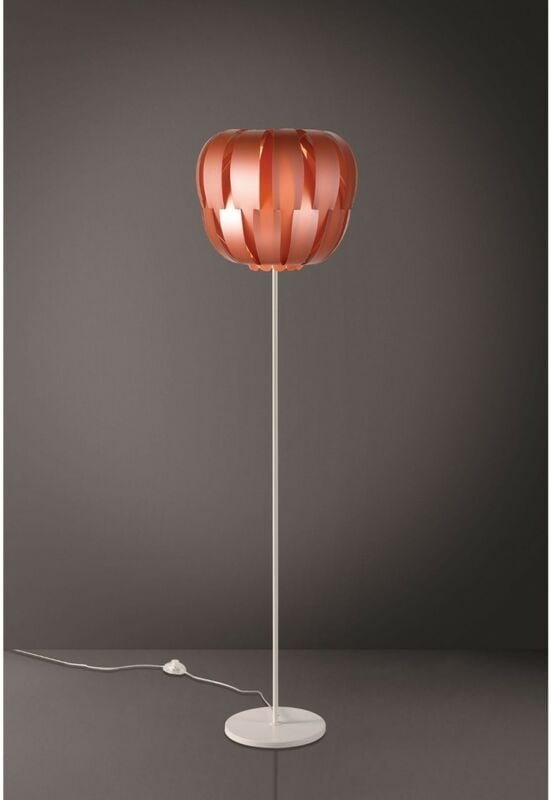 Basis und Kupferschaft aus Metall Cm. 42 x 172 Std