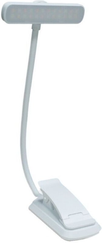 Ansteckbare Leselampe, LED-Buchleuchte, stufenlos einstellbare Helligkeit, 3 Farbtemperaturmodi, USB-C-aufladbar, 360° f...