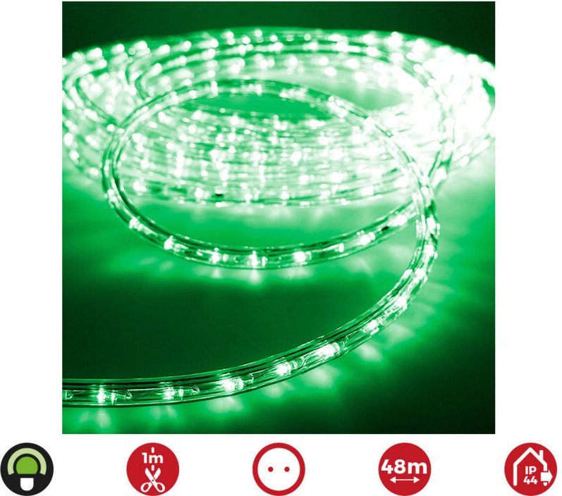 EDM - LED-Schlauch 72715 flexiLED Grün 1,4 w x 1 m 48 m 2 Wege - Marke: Produkt - ean: 8425998727159