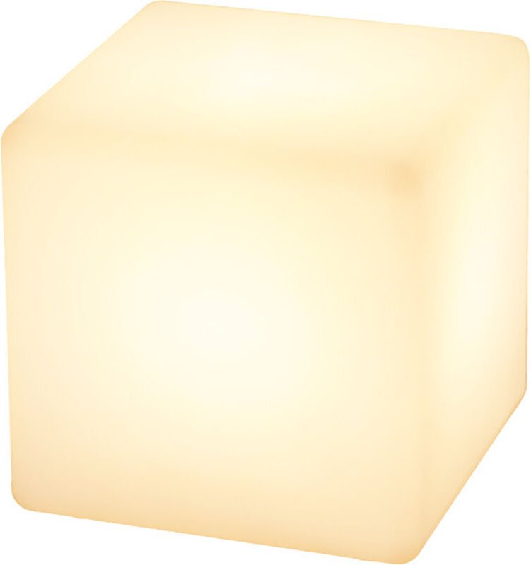 Wiederaufladbarer 8-Zoll-LED-Würfel mit Farbwechsel, dimmbar, beruhigendes Stimmungslicht mit Fernbedienung, dreifarbig,...