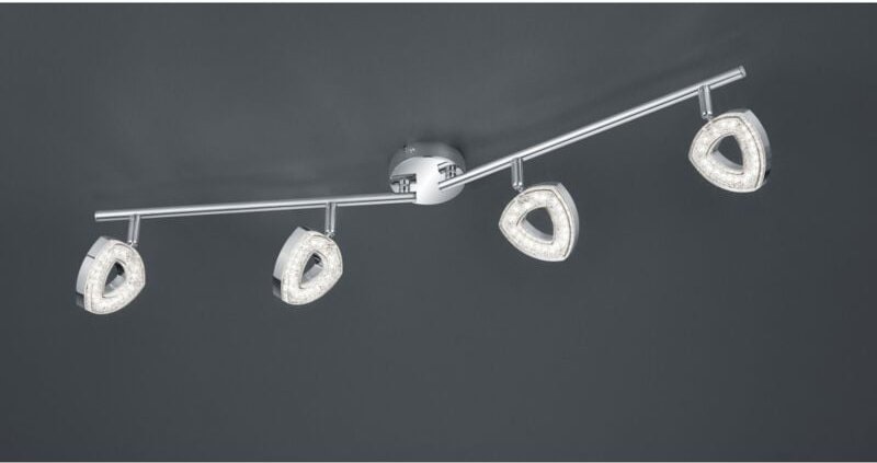 Spotlight Tours 4 Spot Led Chrom L80 cm Trio Beleuchtung