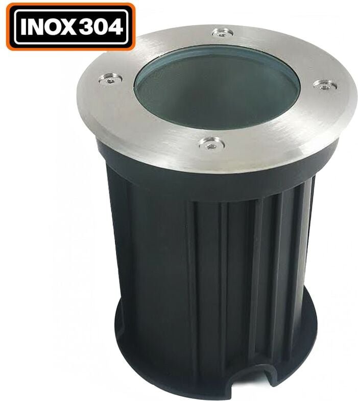 Bodeneinbaustrahler Rund Edelstahl 304 Eterieur IP65 GU10