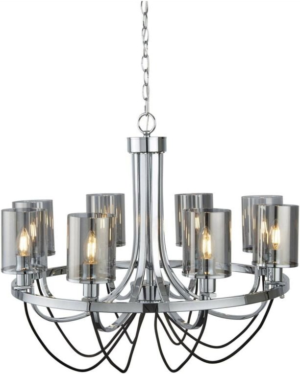 Searchlight Catalina - 8 Light Multi Arm Kronleuchter Chrom Finish, E14