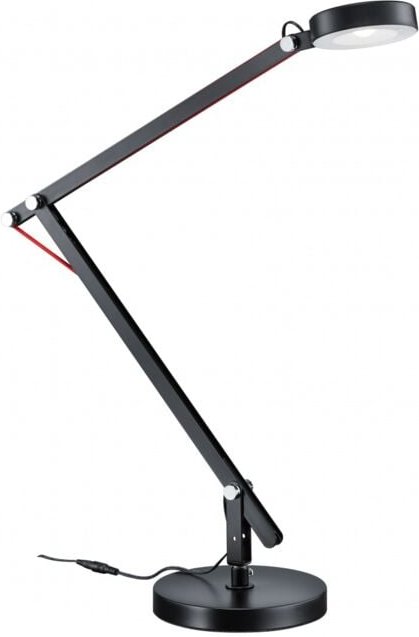 Amsterdam Trio Lighting Einstellbare schwarze LED-Studiolampe