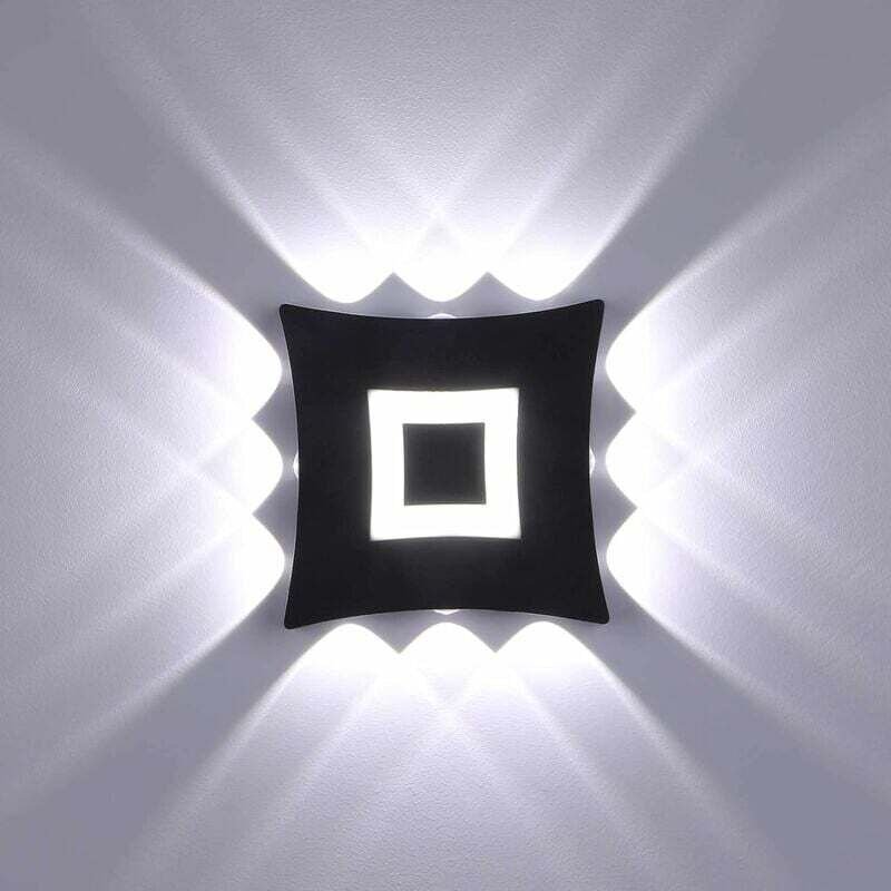 18 w moderne COB-LED-Außen-/Innenwandleuchte, IP65 wasserdichte Aluminium-Wandleuchte, 6000 k kaltweißes Licht, für Gart...