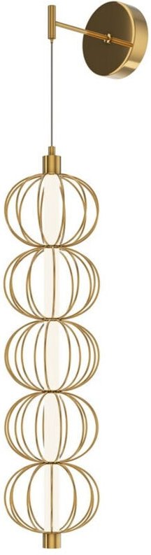 Thumbnail - Maytoni Golden Cage Moderne integrierte LED-Wandleuchte Gold 3000K 1100lm