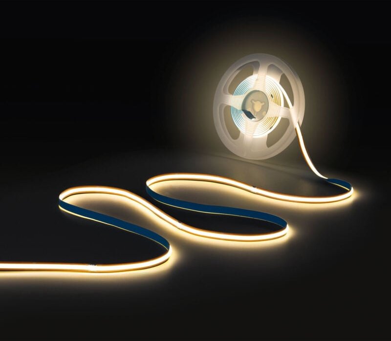 Barcelona Led - Einfarbiger cob LED-Streifen - 24V dc - free cut - 11W/m - 8mm -