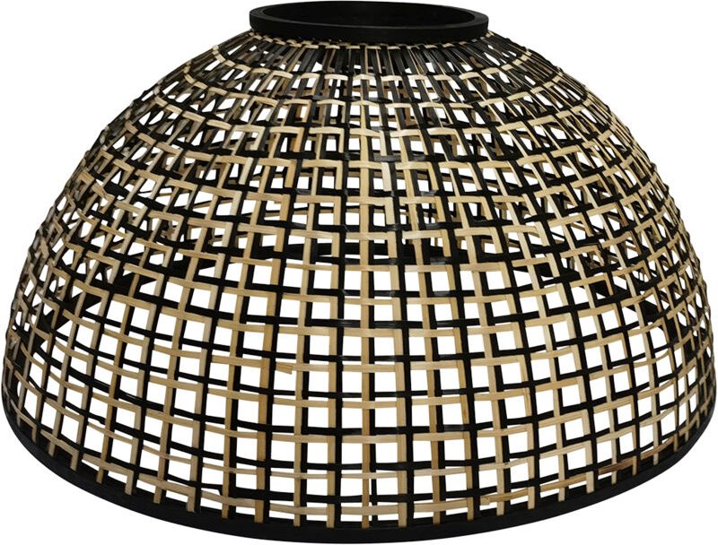 Anne Lighting - lampenschirm - Lampenkappen - schwarz - bambus -