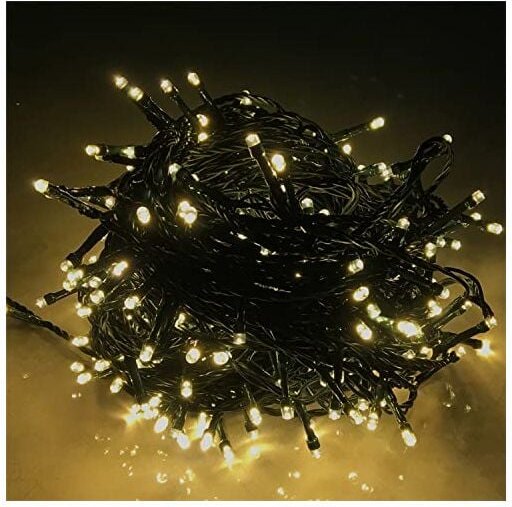 LED Lichterkette 30m 300LEDs Lichtervorhang mit 8 Leuchtmodi Lichterketten Außen Innen IP44 Wasserdicht Weihnachtsbeleuc...
