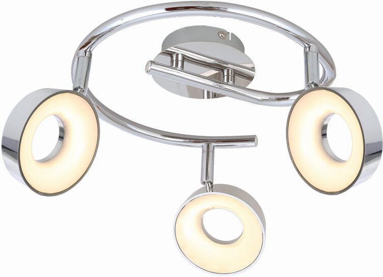 ISLA LED-Chrom-Deckenleuchte Candellux 98-61737