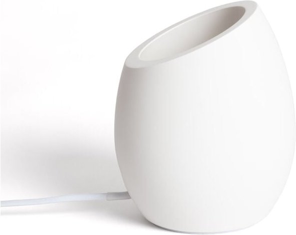 Efectoled - Tischlampe aus Gips Ascend Uplighter Weiß