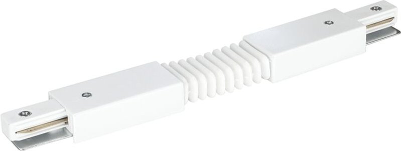 Verbinder für Lichtschienen FLEXIBEL WEISS EINPHASIG